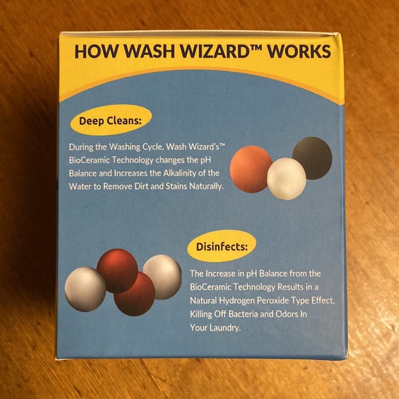 Wash Wizard Blue Ultimate Laundry Ball Washes 1500 Loads Hypoallergenic - Picture 6 of 11